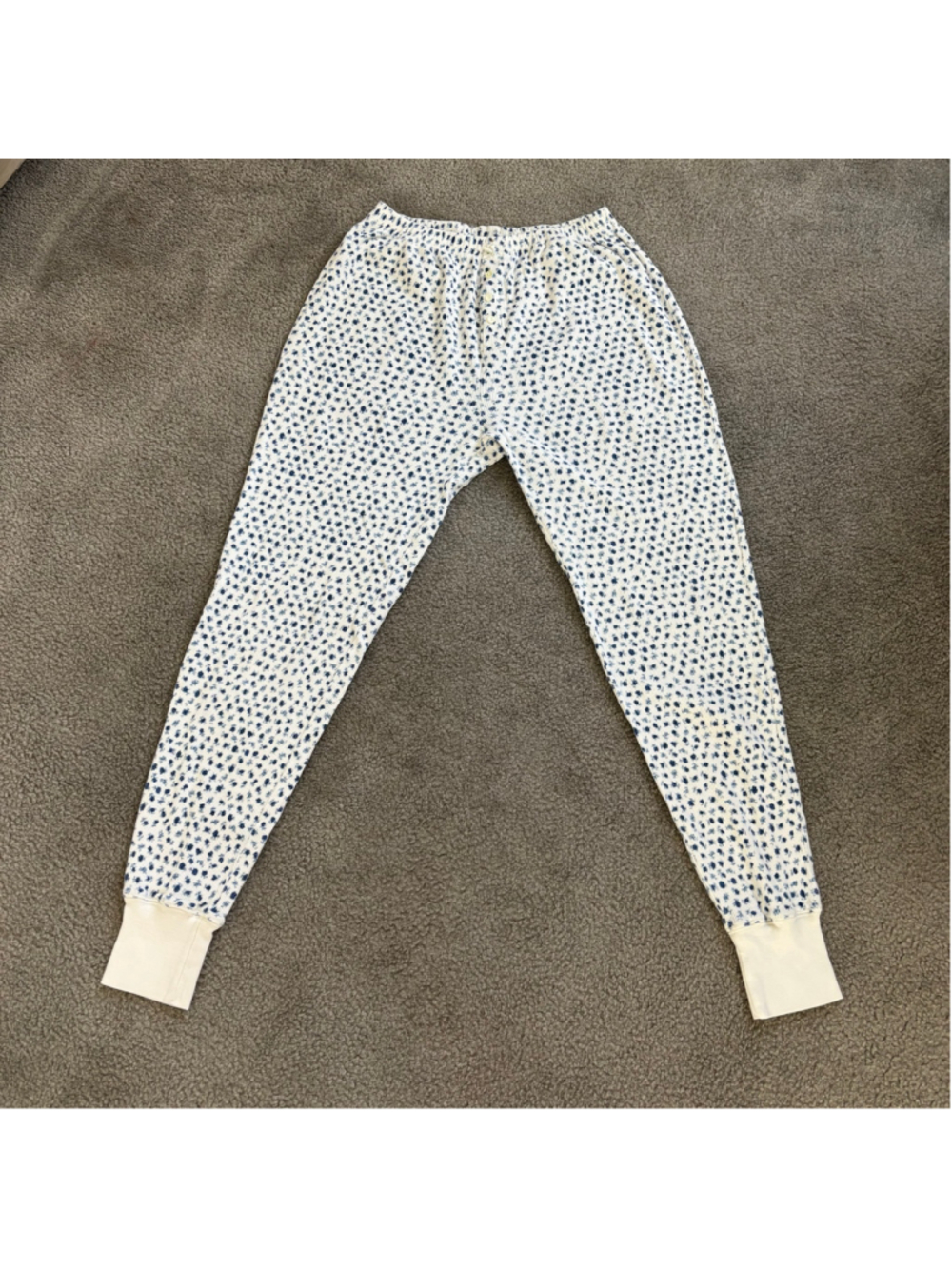 VGUC VTG Victorias Secret Country Floral Thermal 100% Cotton PJs | Sz Med - Picture 8 of 15